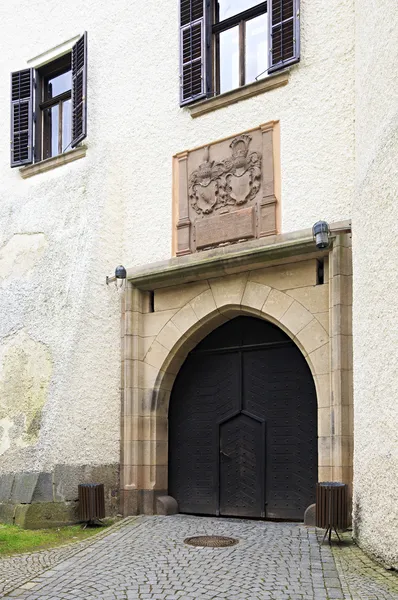 Emblem Schloss Konopiste in der Tschechischen Republik — Stockfoto