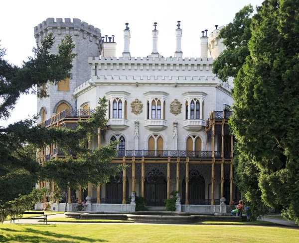 Castelo de Hluboka na República Checa . — Fotografia de Stock