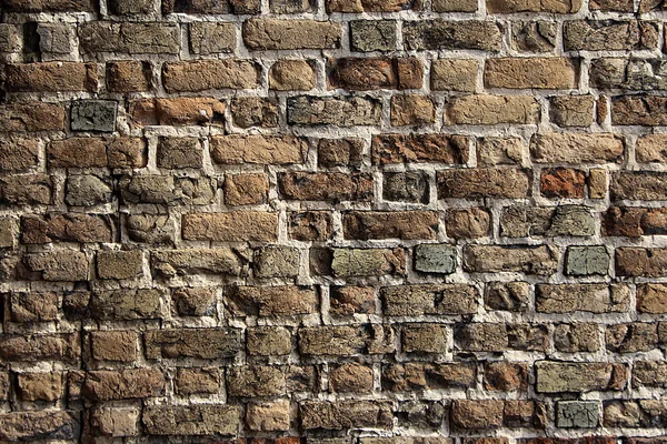 Fragmento da parede de tijolo do castelo de Lutsk Fotografias De Stock Royalty-Free