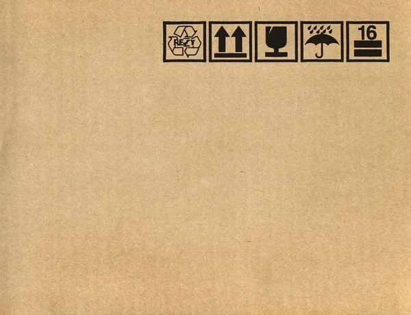 karton kutu sembolleri