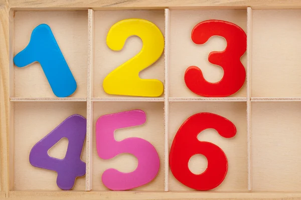 Numbers in a box Stock Picture