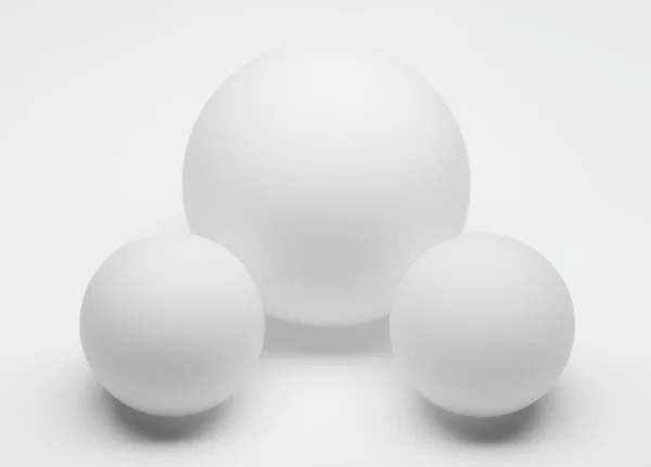 Witte bollen — Stockfoto