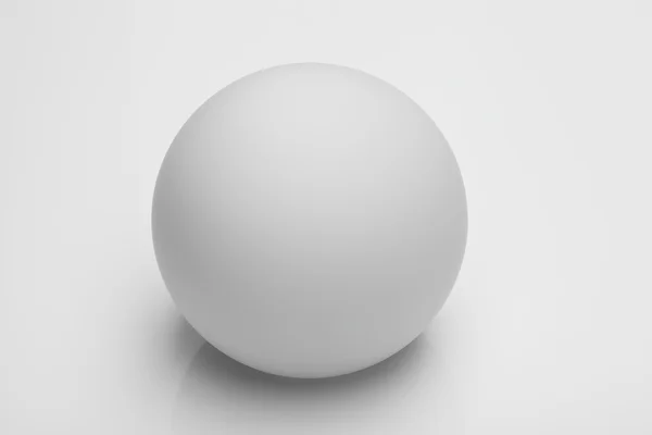 Matte white sphere — Stock Photo, Image