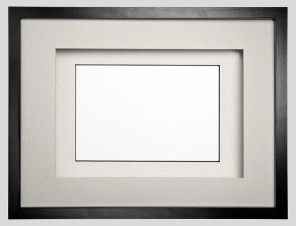 Black photo frame — Stock Photo, Image