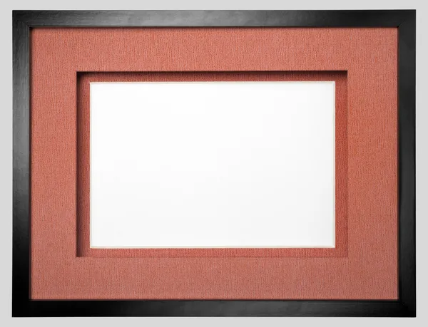 Black photo frame — Stock Photo, Image