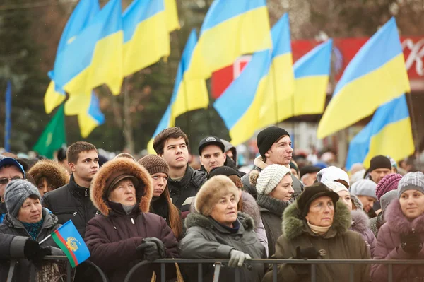 Массовые протесты на Украине (Харьков) ) — стоковое фото