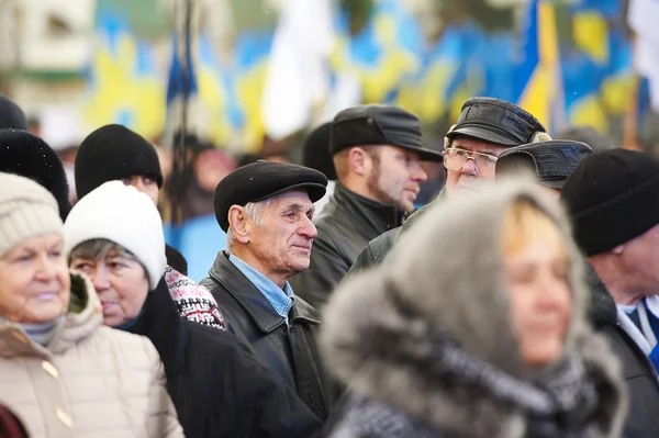 Protestas masivas en Ucrania (Kharkiv ) — Foto de Stock