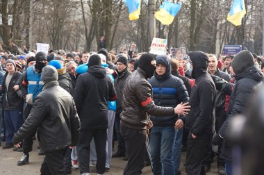 Revolution in Kharkiv (22.02.2014) clipart