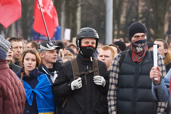 Революция в Харькове (22.02.2014 ) — стоковое фото