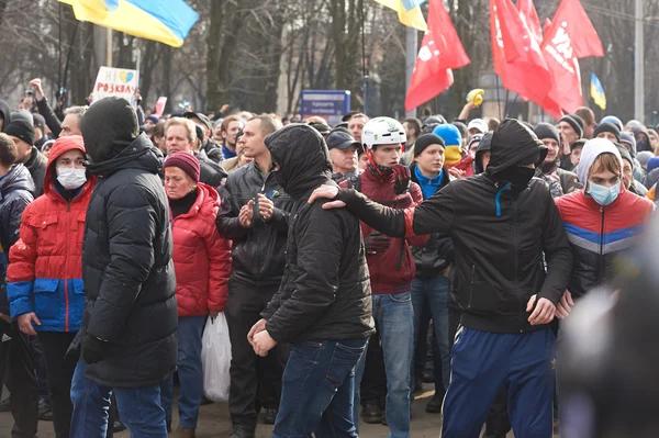 Revoluce v Charkově (22.02.2014) — Stock fotografie