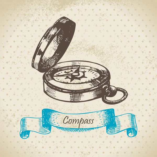 Marinerin kompassi — vektorikuva
