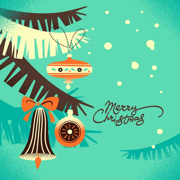 Fondo de Navidad Vintage — Vector de stock