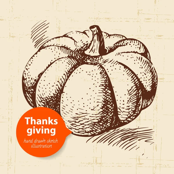 Día de Acción de Gracias Vintage — Archivo Imágenes Vectoriales