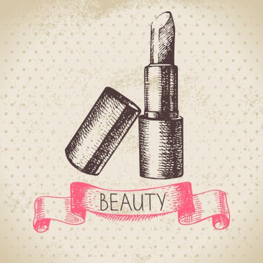 Güzellik kroki arka plan.