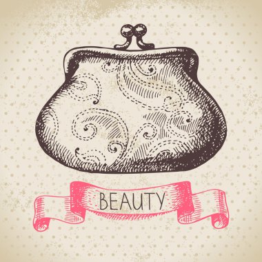 Güzellik kroki arka plan.