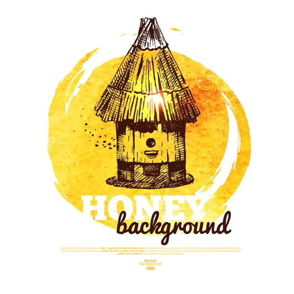 Honey banner — Stock Illustration Honey banner Royalty Free Stock Vectors