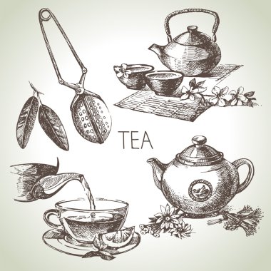 Çay takımı.