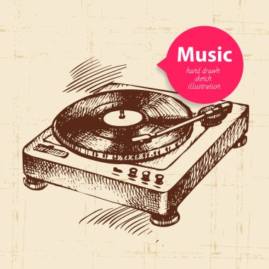 Vintage müzik arka plan