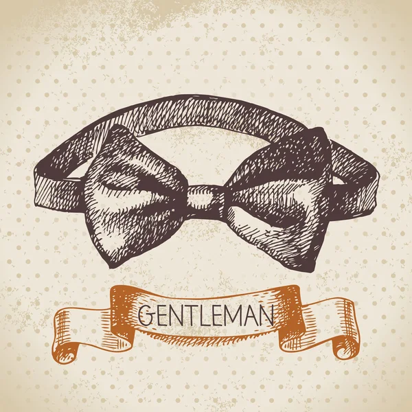 Gentleman accessoire. — Stockvector