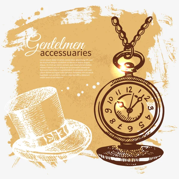 Gentleman accessory. — Stock Vector