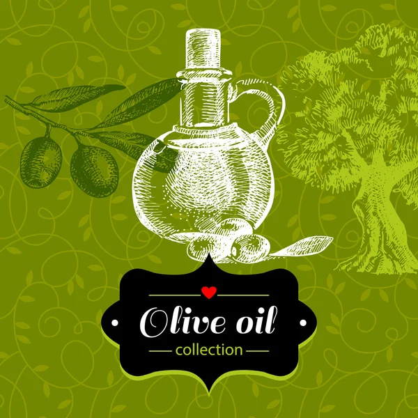Olivgrüner Hintergrund — Stockvektor
