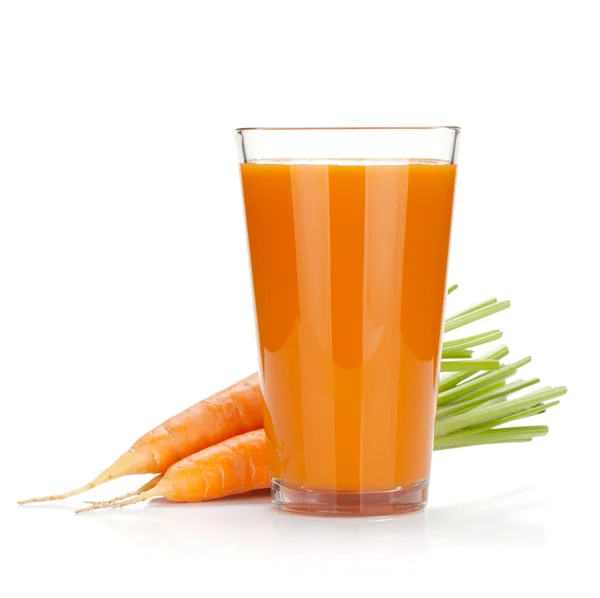 Свіжий морквяний сік — стокове фото