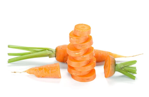 Φρέσκα φέτες καρότο — Φωτογραφία Αρχείου