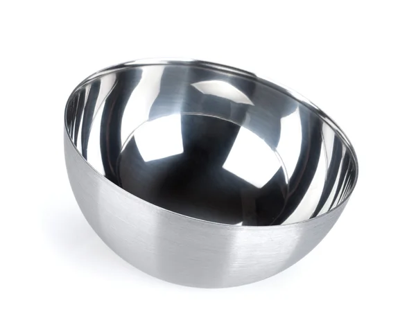 Stainless steel bowl — Stock Photo, Image