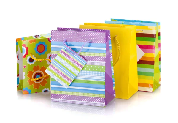 Colored gift bags — Stock Photo, Image