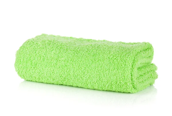 Зеленое полотенце — стоковое фото