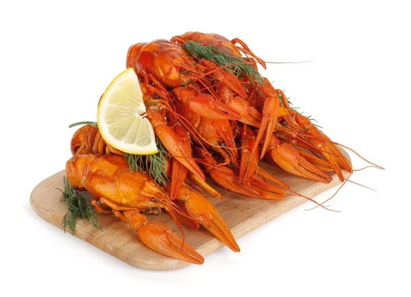 Boiled crayfishes — Stok fotoğraf