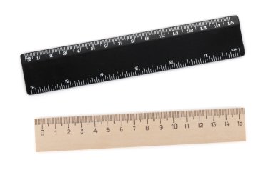 Two rulers clipart