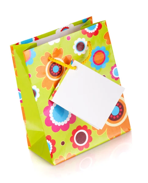 Colored gift bag — Stock Photo, Image