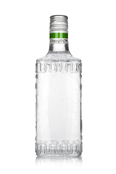 Botella de tequila de plata — Foto de Stock