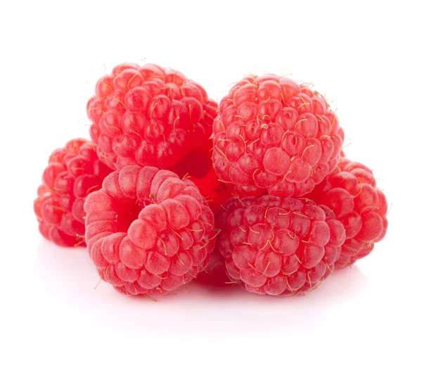 Fresh raspberry heap — Stock Photo, Image