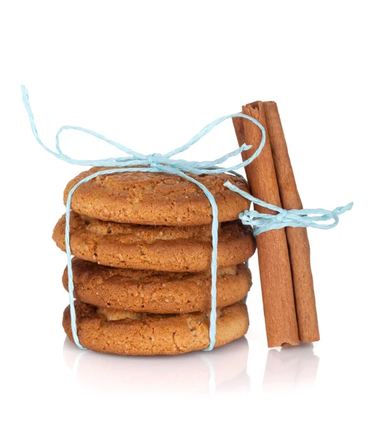 Biscotti fatti in casa con cannella — Foto Stock