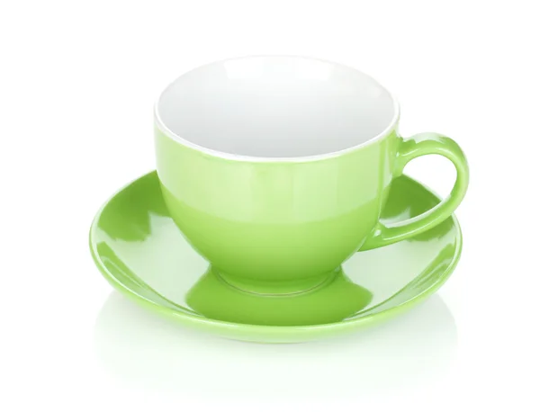 Green coffee cup — Stock Photo, Image