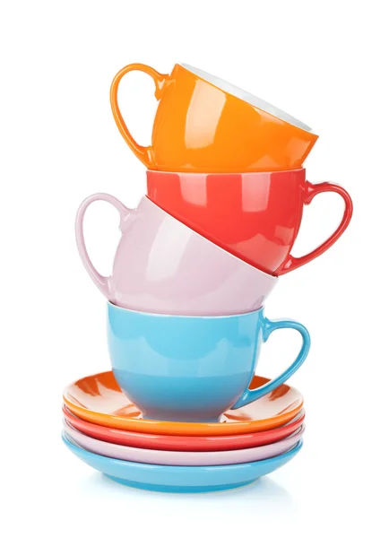 Set of colorful cups — Stock Photo, Image