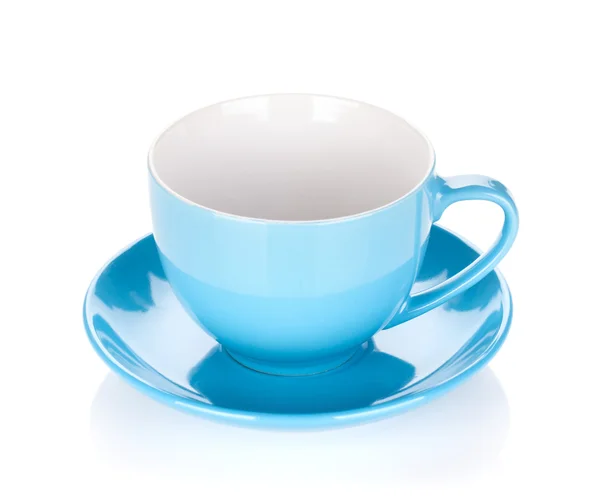 Mavi kahve fincanı — Stok fotoğraf