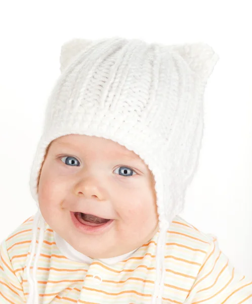 Closeup portrait of cute baby — Stock Photo, Image