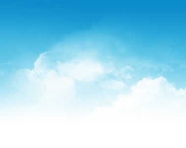 Cloudy sky abstract background clipart