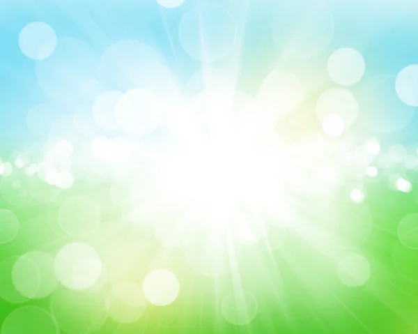 Sunny blurred bokeh background — Stock Photo, Image