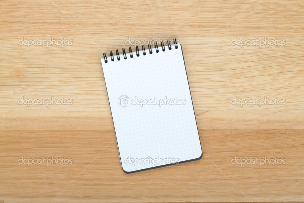 Empty notepad