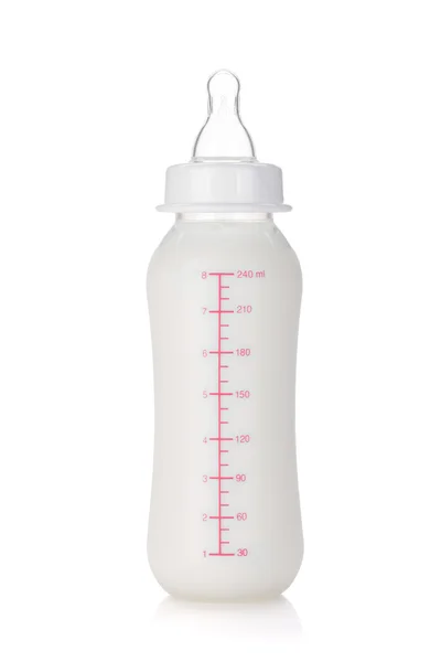 Baby bottle for girl — Stock Photo, Image