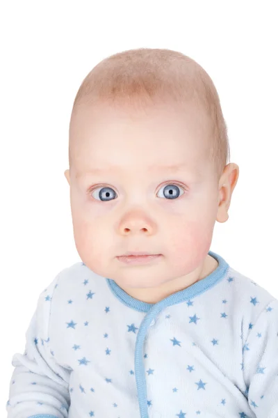 Cute serious baby — Stock Photo, Image