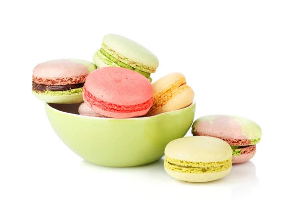 Farbenfrohe Macarons — Stockfoto