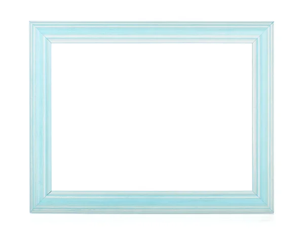 Wooden rectangular photo frame — Stock Photo, Image
