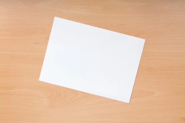 Papel em branco — Fotografia de Stock