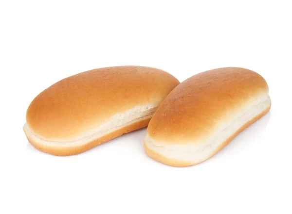 Twee hot dog buns — Stockfoto