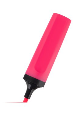Pink highlighter clipart